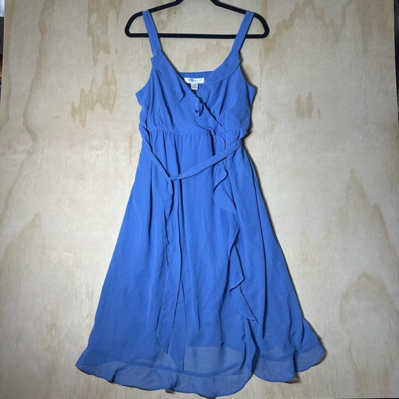 Motherhood Maternity Dress Blue Size Medium NWT - Picture 1 of 9